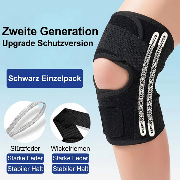 Knee brace with adjustable compression system