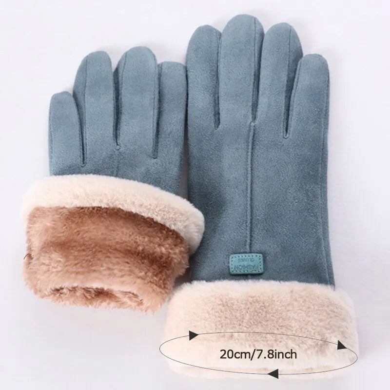 Warm Suede Women's Gloves - VelvTouch