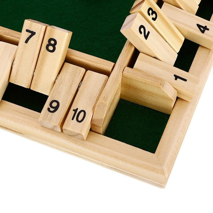 Juego de mesa de cubos de madera - RekenRijk
