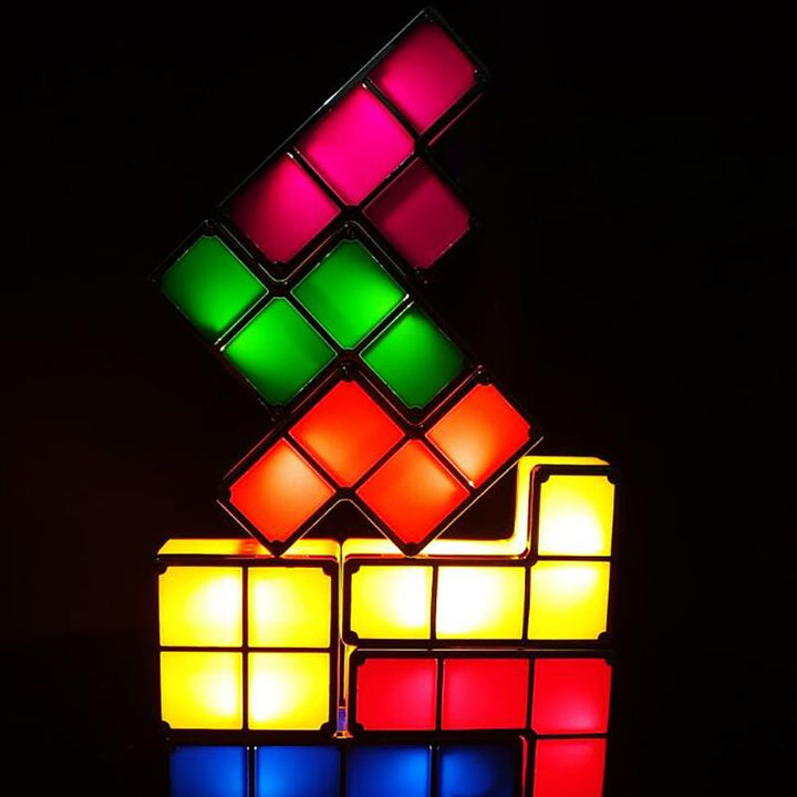 Modulær Tetris-lampe - LumiBlocks