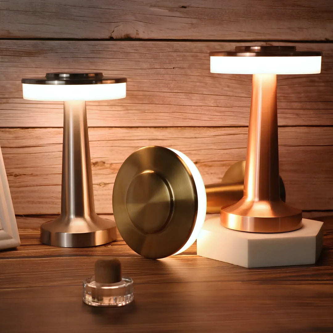 Lámpara de mesa retro inalámbrica - LumiBar