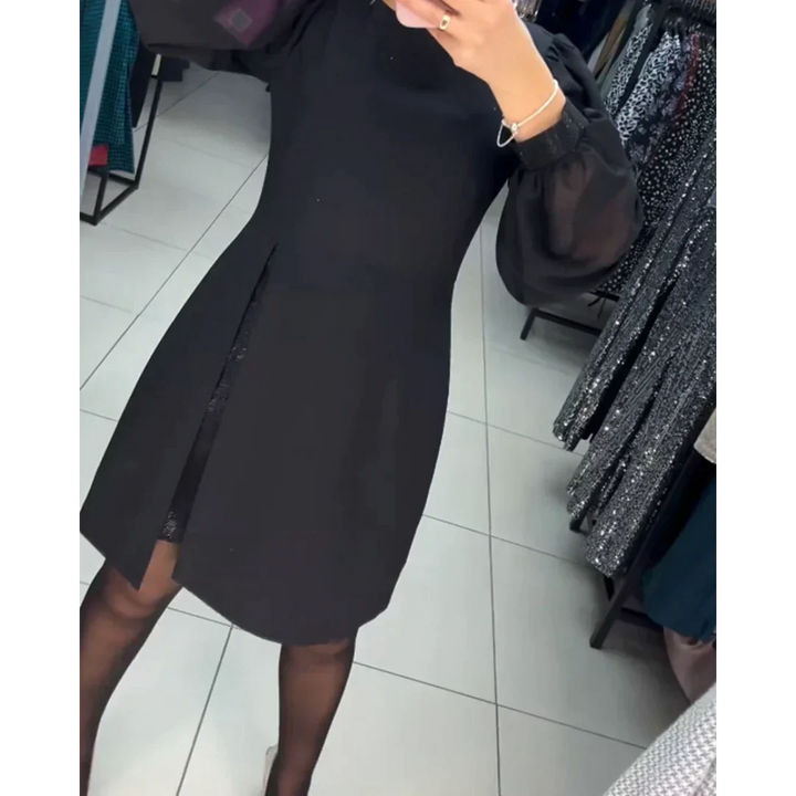 Klassisches Kleid mit langen Ärmeln – Isabelle