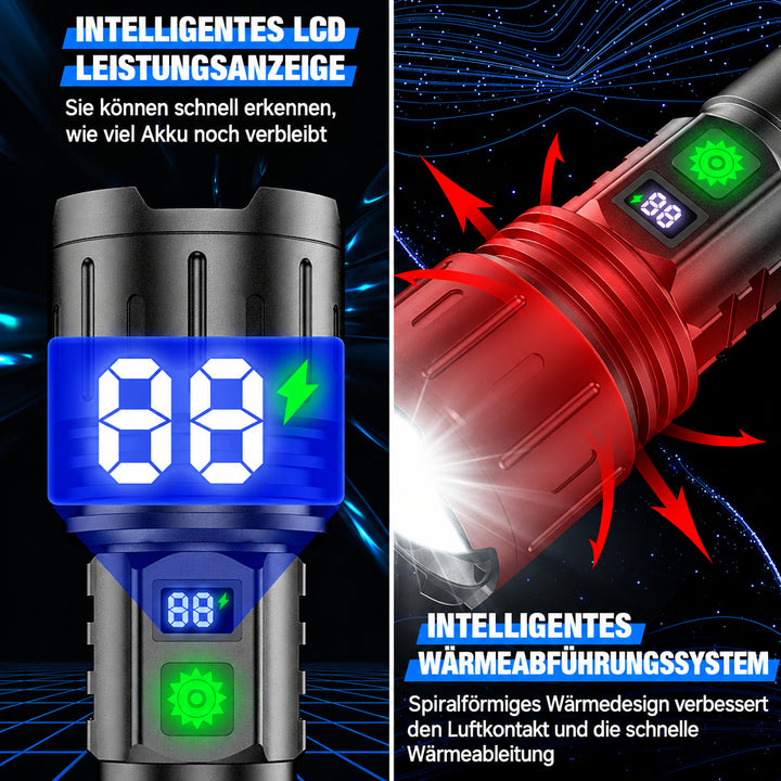 High-Output LED Flashlight – Up to 100,000 Lumens 4