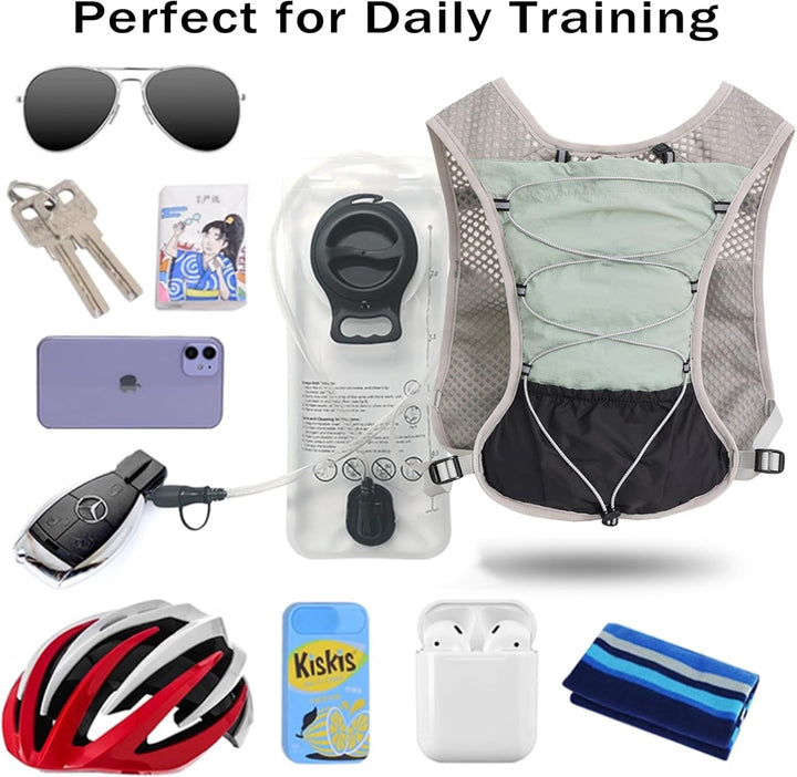 Ultralight Hydration Running Vest with 2L Water Bladder – Dravien