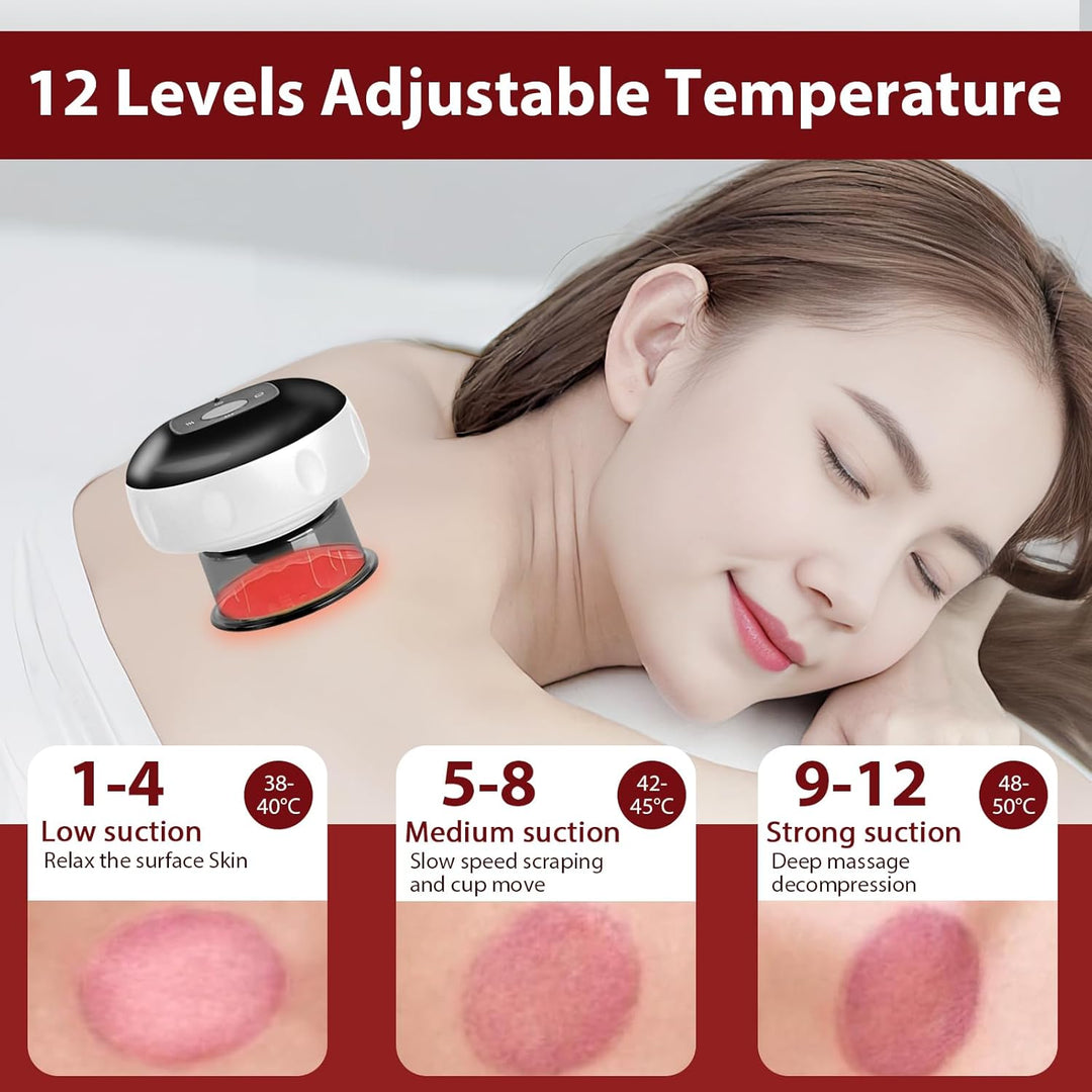 Intelligent Infrared Glass Suction Device with 12 Therapy Levels and Remote Control – Auryon