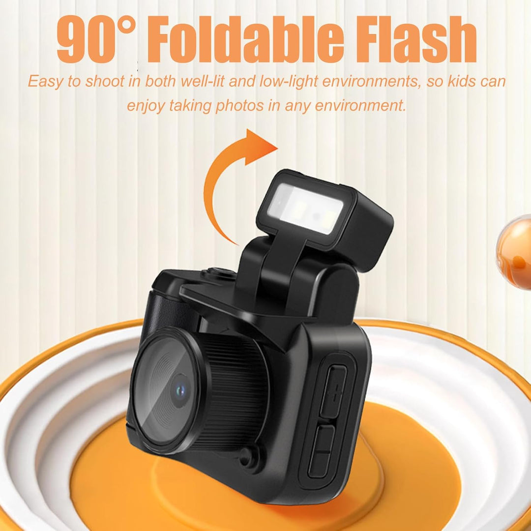 Mini keychain digital camera with 1080P video and retro design – Rivoma