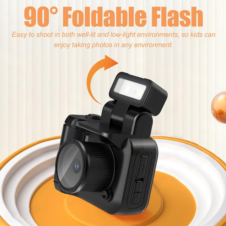 Mini keychain digital camera with 1080P video and retro design – Rivoma