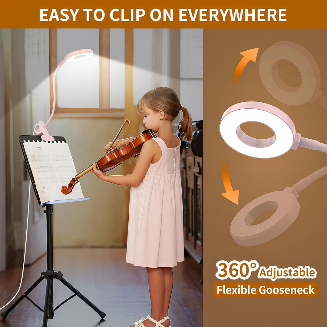 3 Color Modes LED Desk Clamp Lamp with Flexible Gooseneck – Selvara (1+1 FREE)