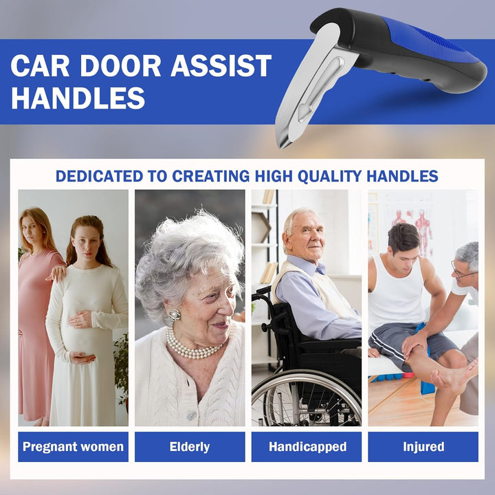 2 Pieces Car Assist Handles with Emergency Tools – Moventa