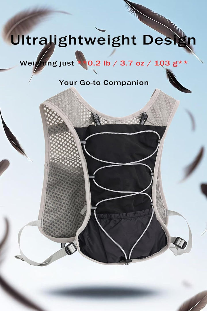 Ultralight Hydration Running Vest with 2L Water Bladder – Dravien