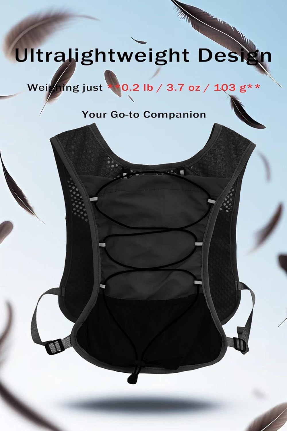 Ultralight Hydration Running Vest with 2L Water Bladder – Dravien