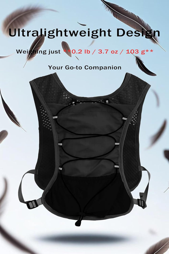 Ultralight Hydration Running Vest with 2L Water Bladder – Dravien