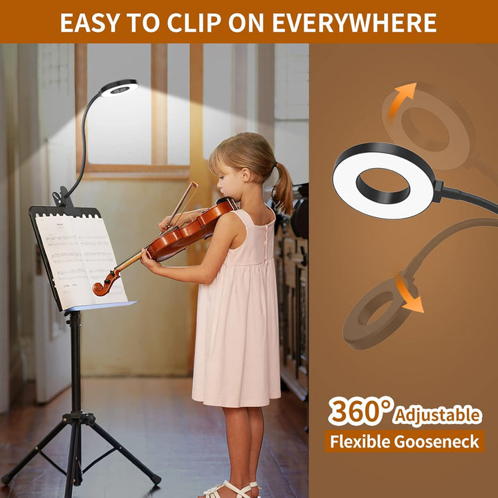3 Color Modes LED Desk Clamp Lamp with Flexible Gooseneck – Selvara (1+1 FREE)