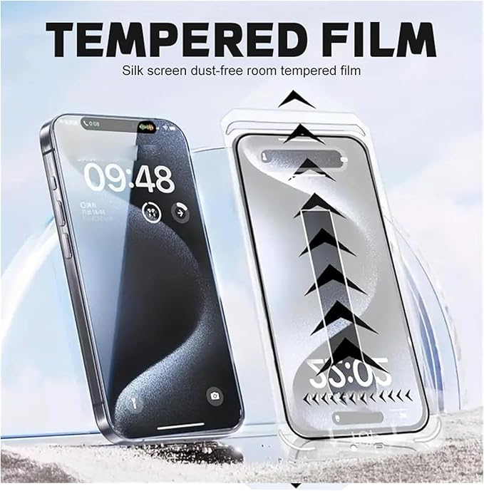Protector de pantalla 3 en 1 para iPhone - iShield Protección de privacidad