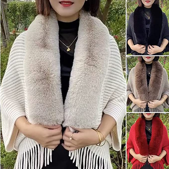 Women's Vest Louise – With Luxurious Faux Fur Collar | One Size
