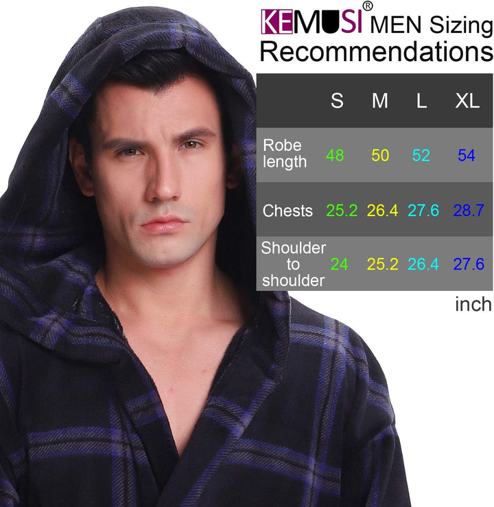 Luxury Men's Bathrobe with Hood - Lars