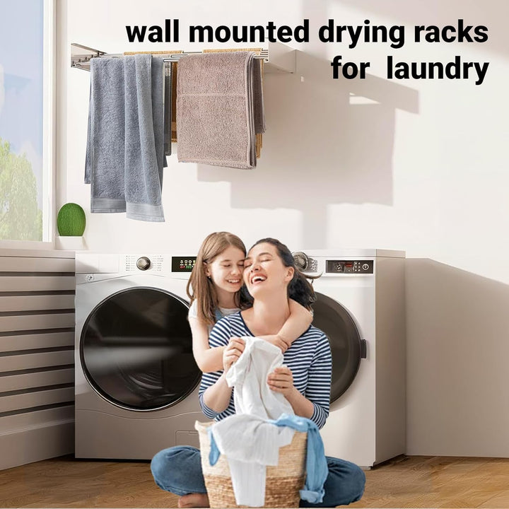 Wall-mounted foldable clothes dryer – DryWall