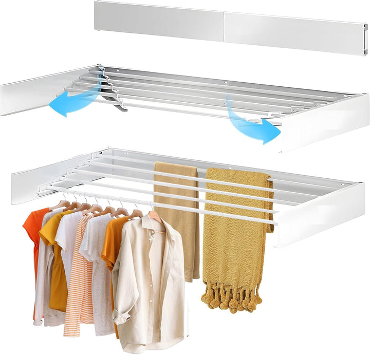 Wall-mounted foldable clothes dryer – DryWall