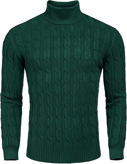 Jersey de cuello alto casual de punto para hombre - Sander