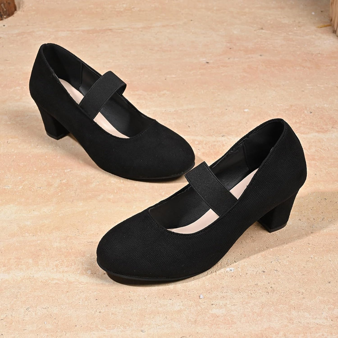 Velvet pumps with elastic straps – Amelie Oktoberfest 2026