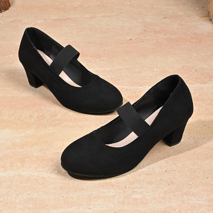 Velvet pumps with elastic straps – Amelie Oktoberfest 2026