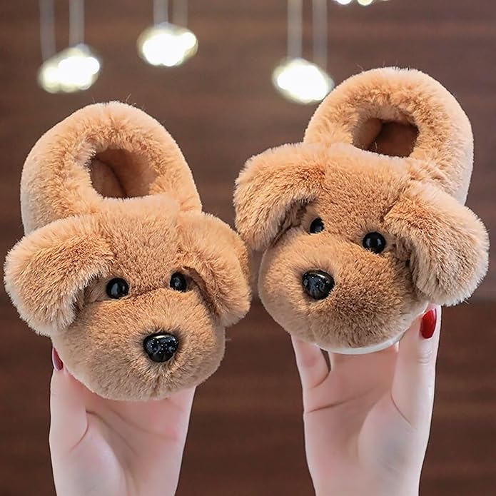 Children's slippers with puppy design – PuppyPaws