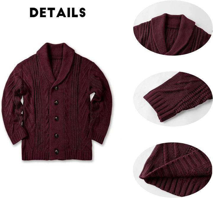 Comfortable Knitted Men's Cardigan - Lucas