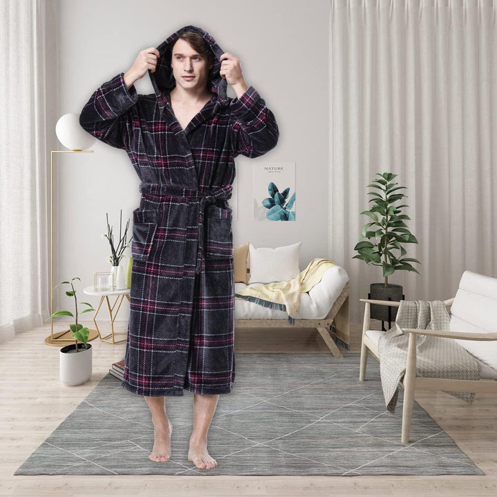 Luxury Men's Bathrobe with Hood - Lars
