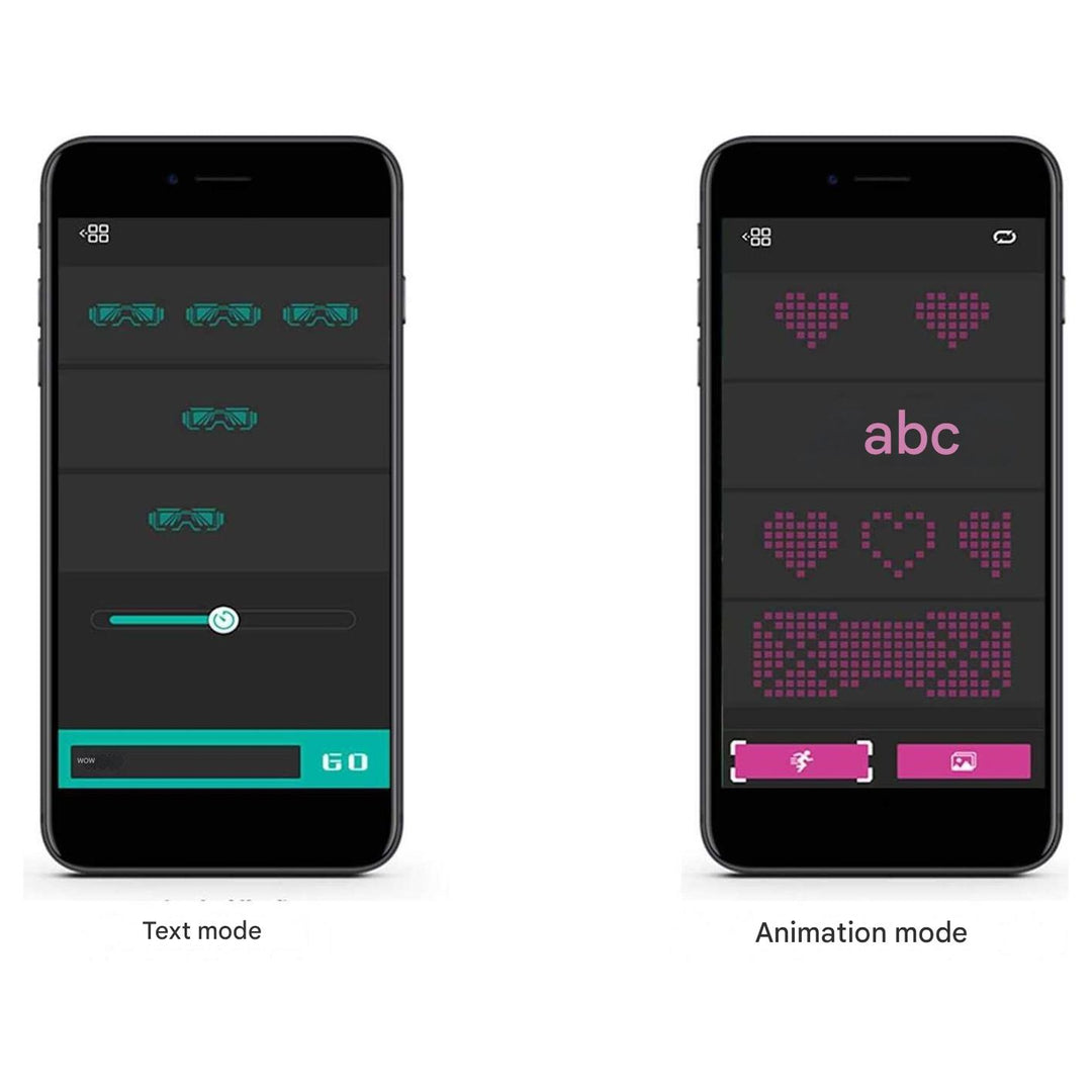 App-programmierbare LED-Partybrille - GlowBeat