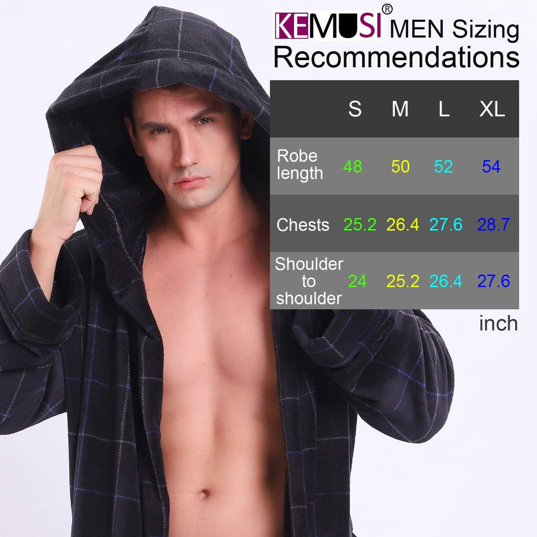 Luxury Men's Bathrobe with Hood - Lars