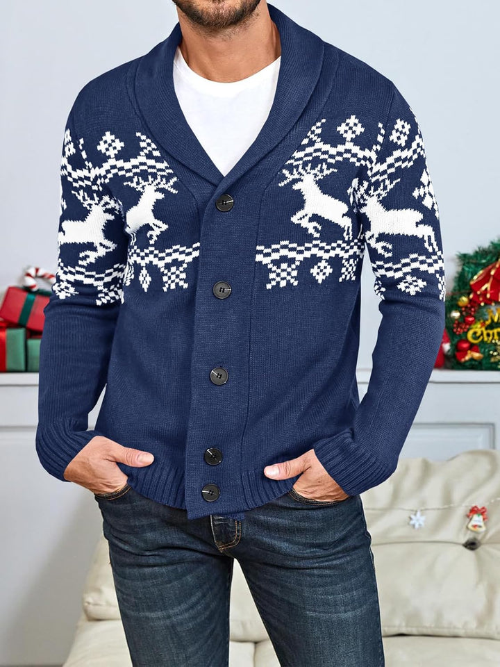 Comfortable Knitted Men's Cardigan - Lucas