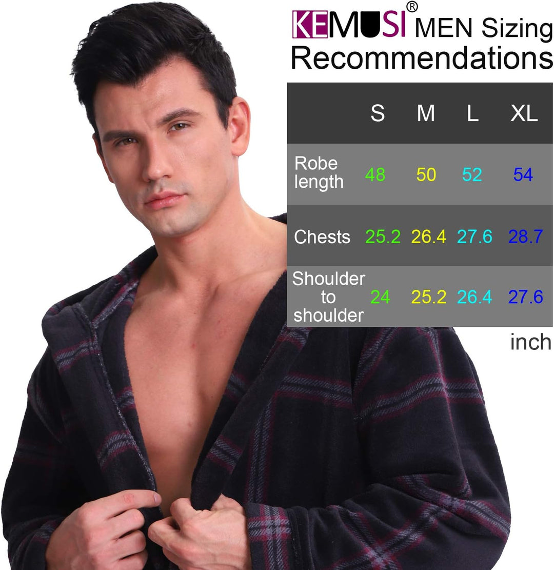 Luxury Men's Bathrobe with Hood - Lars