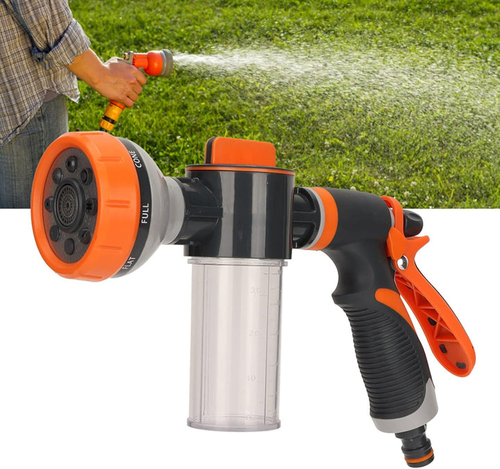 Garden Irrigation Foam Spray Device 8 Modes High-Pressure Hand Shower