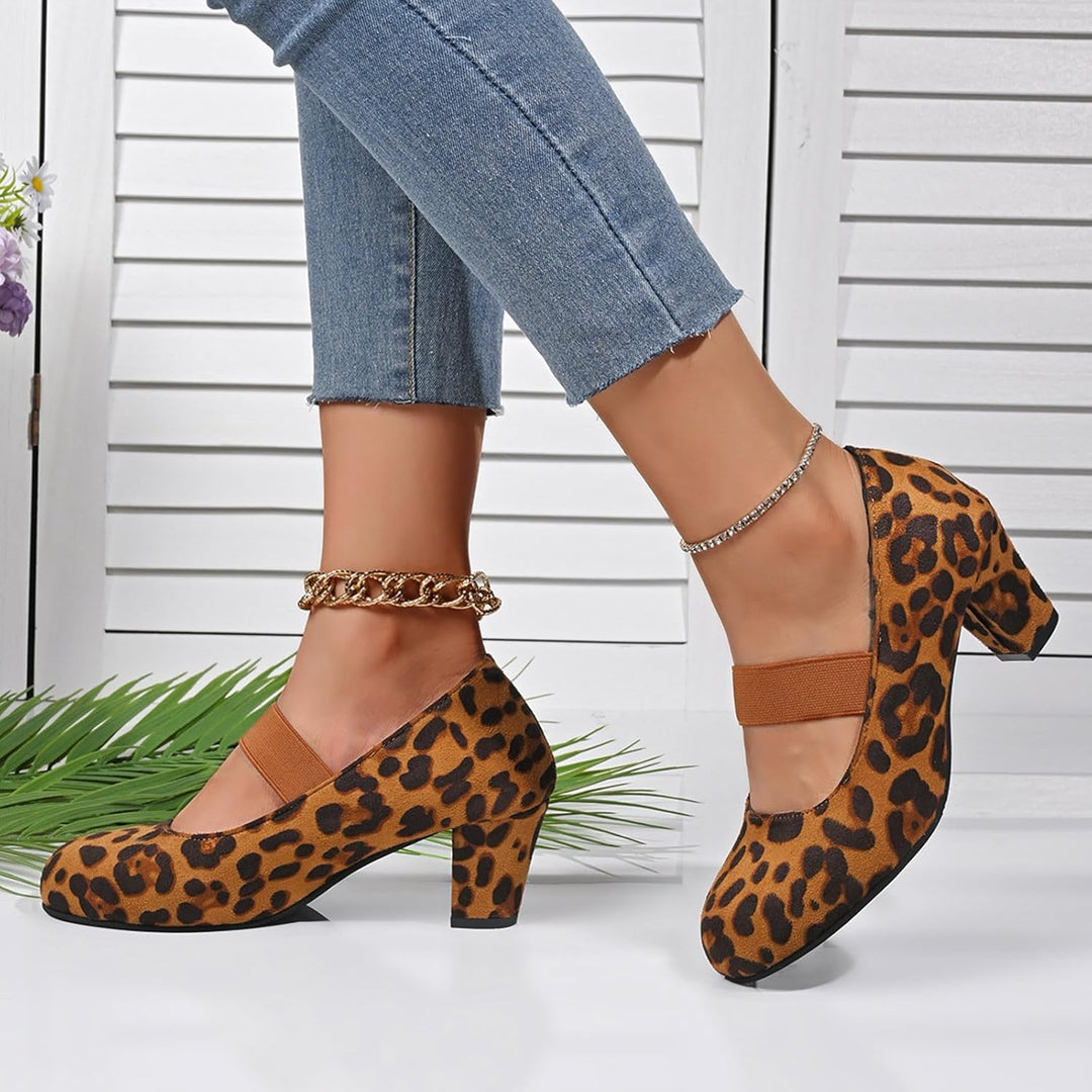Velvet pumps with elastic straps – Amelie Oktoberfest 2026
