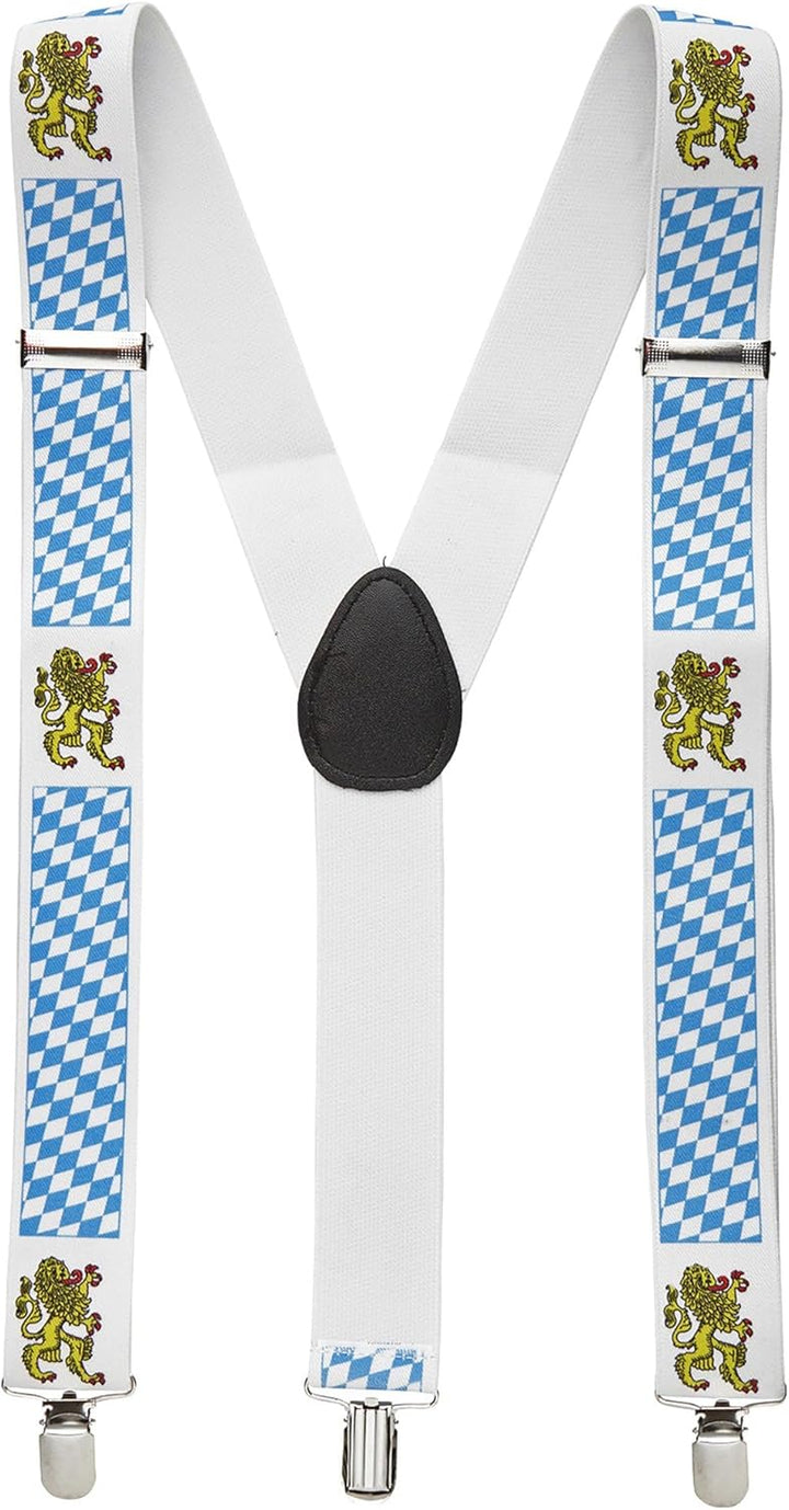 Trachten-seler med rutemønster og løvemotiv – BayernPride Oktoberfest 2026