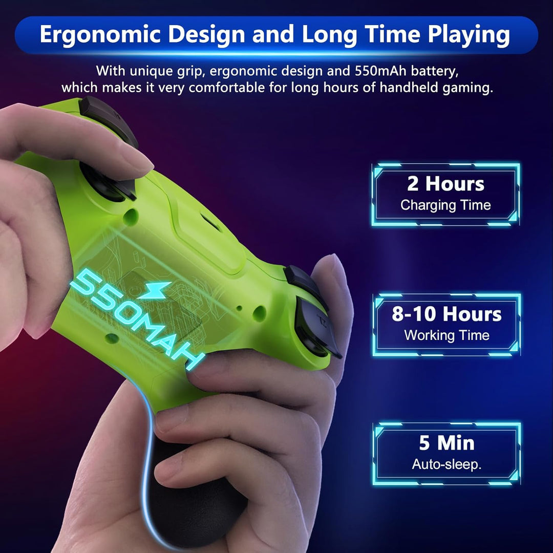 Wireless Switch Controller with Hall Effect Joysticks and Turbo Function – Nexora