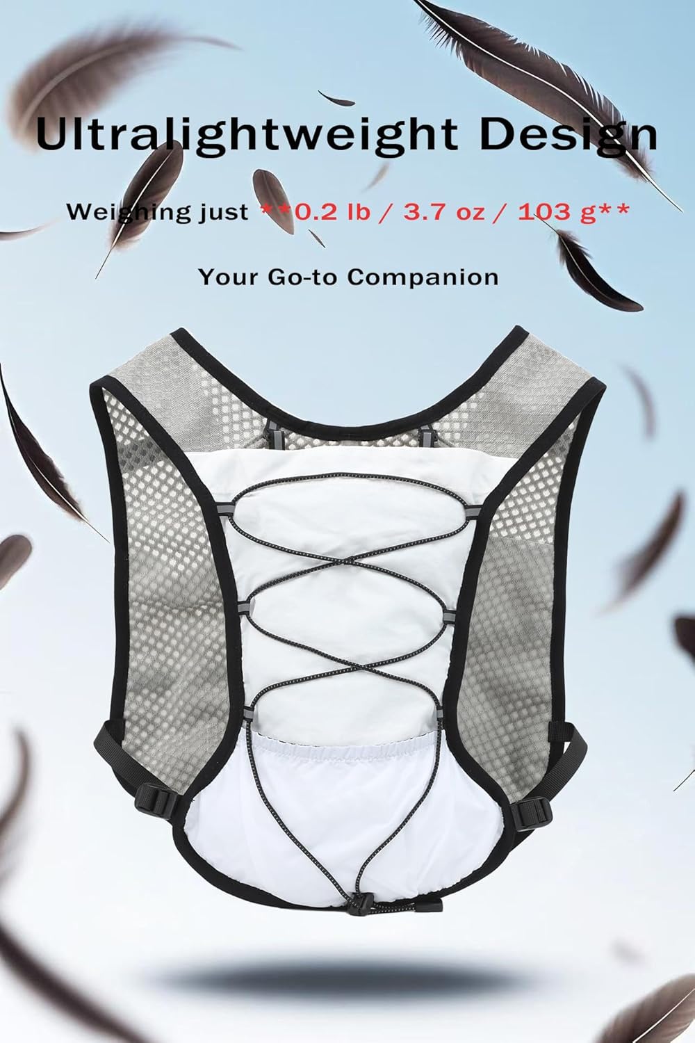 Ultralight Hydration Running Vest with 2L Water Bladder – Dravien