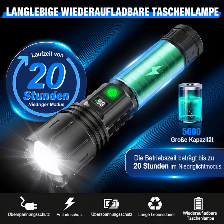 High-Output LED Flashlight – Up to 100,000 Lumens 5