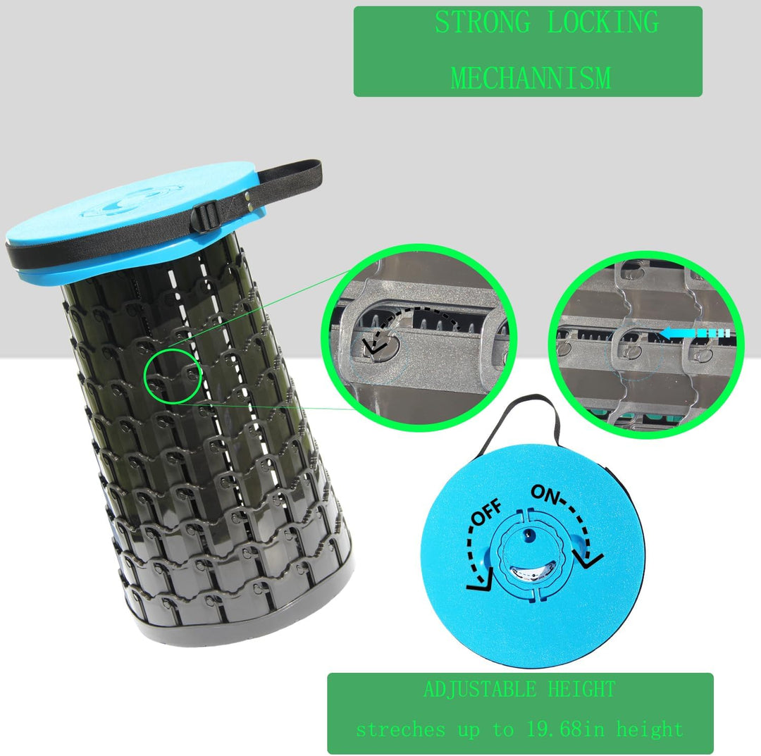 Collapsible Stool with Cushion – SitMax