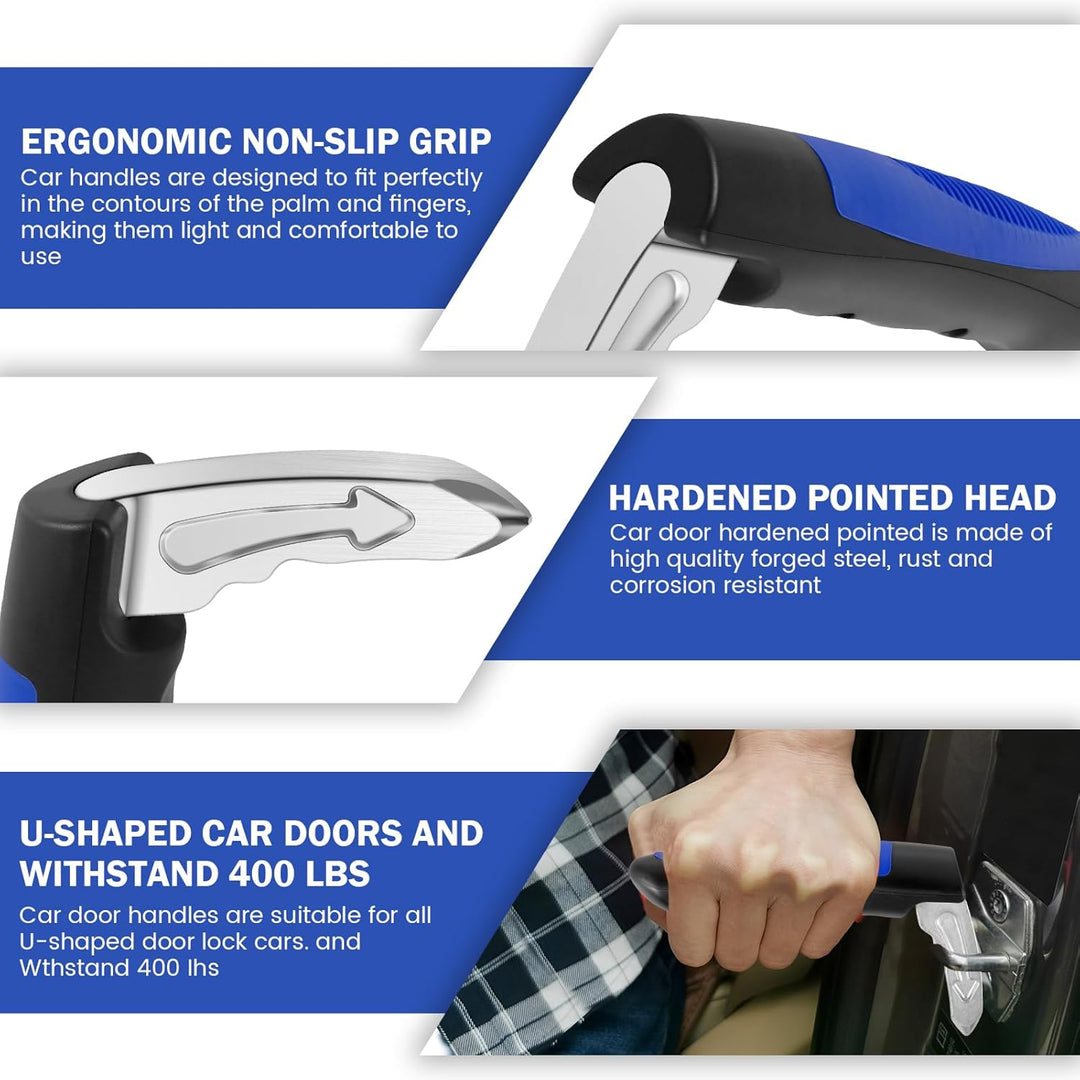 2 Pieces Car Assist Handles with Emergency Tools – Moventa