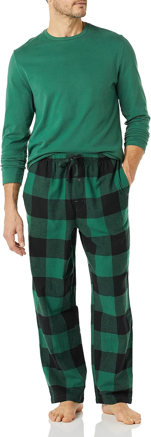 Conjunto de pijama de franela suave para hombre - Gomez