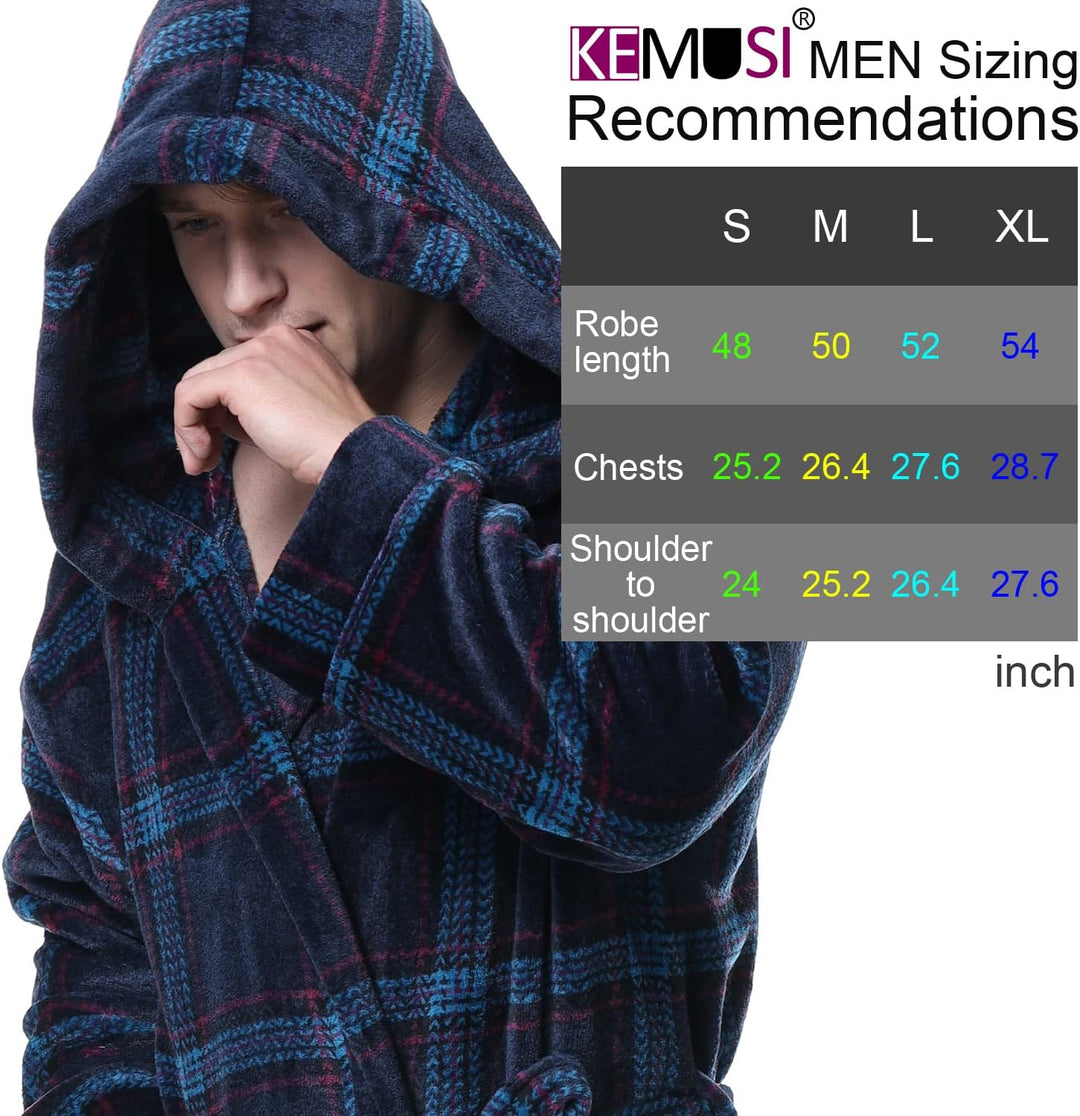 Luxury Men's Bathrobe with Hood - Lars