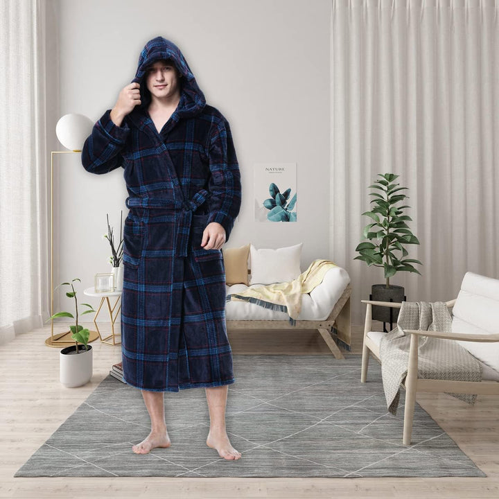 Luxury Men's Bathrobe with Hood - Lars