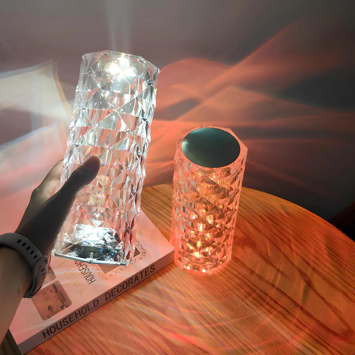 Lámpara de mesa Kristall con control táctil - Aurora