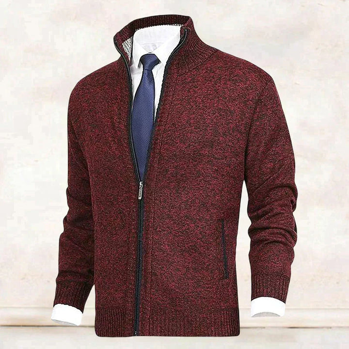 Knitted Vest with Zipper for Men - Theo