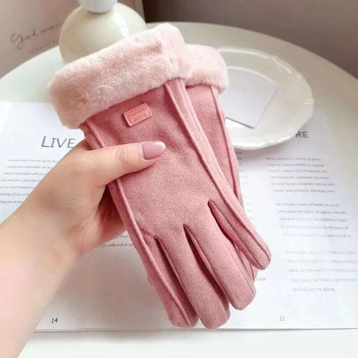 Warm Suede Women's Gloves - VelvTouch