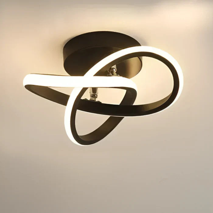 Moderne LED-taklampe med dobbelt ringdesign – Twilight Rings
