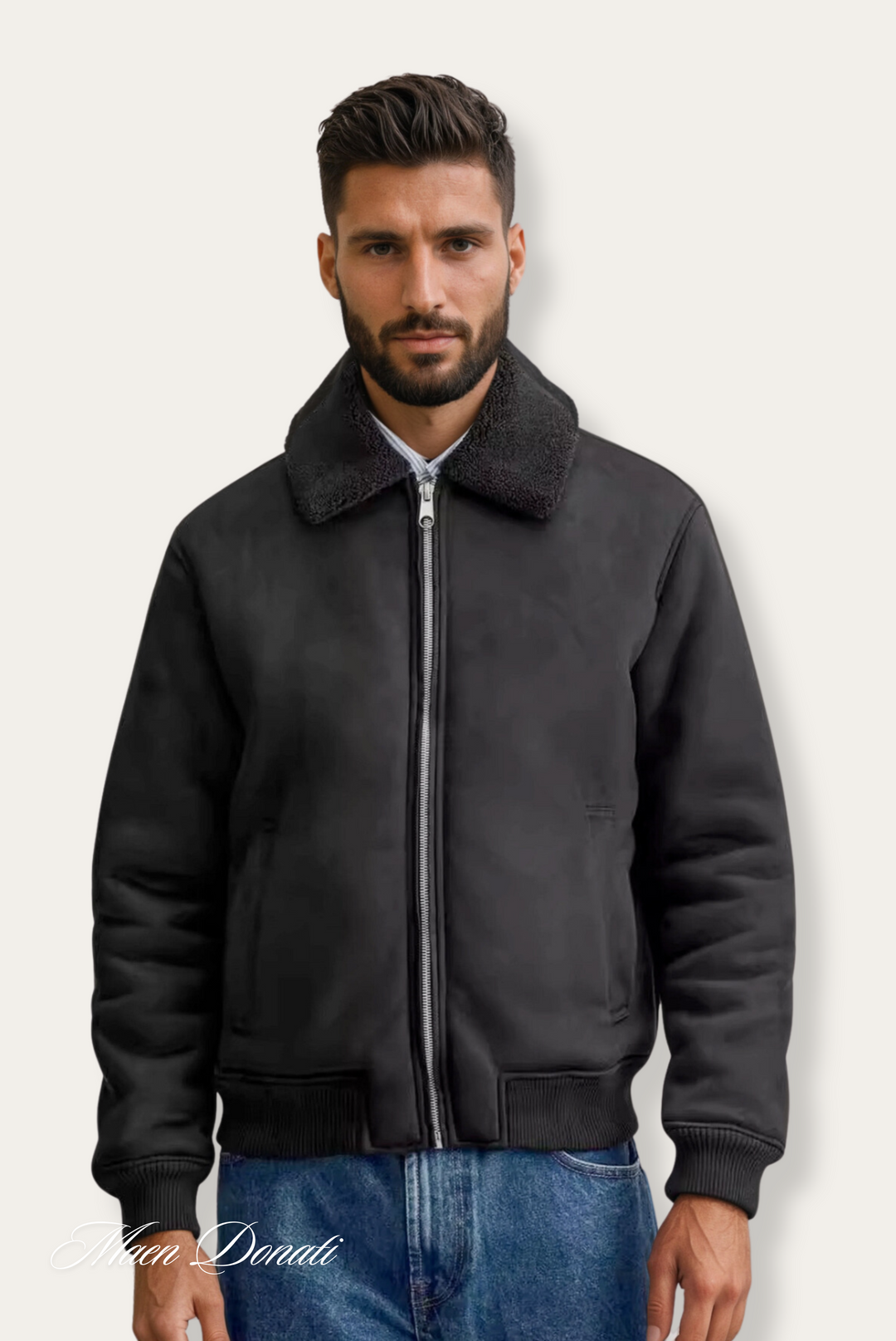 Stylish Winter Bomber Jacket – Nolan