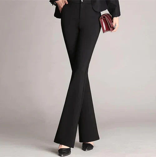 Slim-Fit High-Waist Pants – Mila