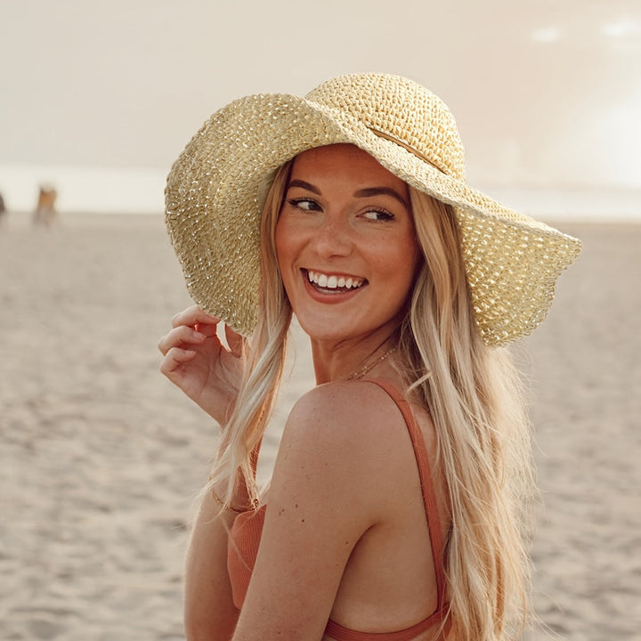 Hæklet boho stråhat til sommerrejser – Elouan
